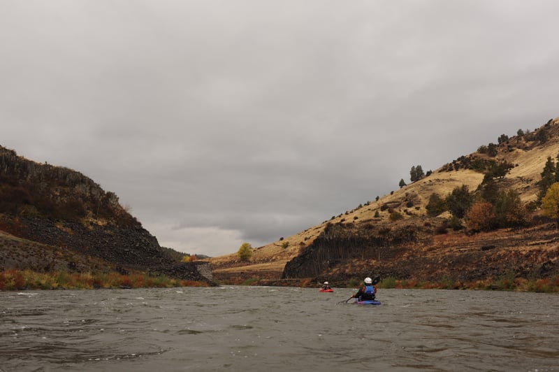 Approaching Iron Gate Narrows