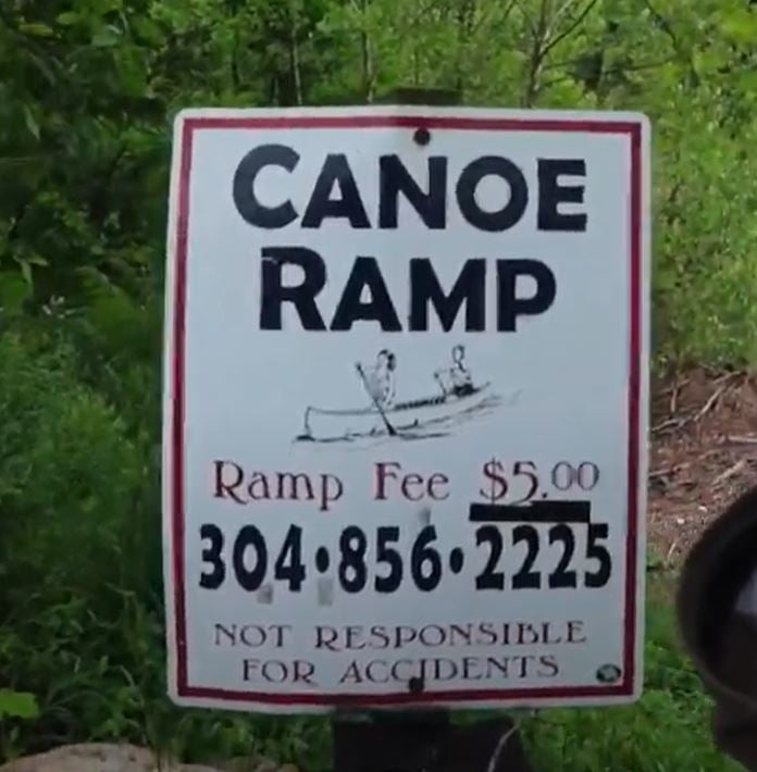 Canoe Ramp Sign