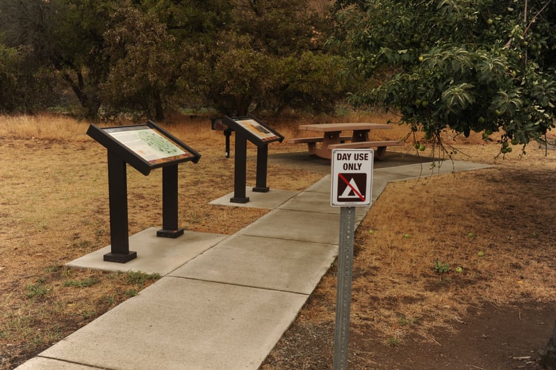 Pave Path in Picnic Area