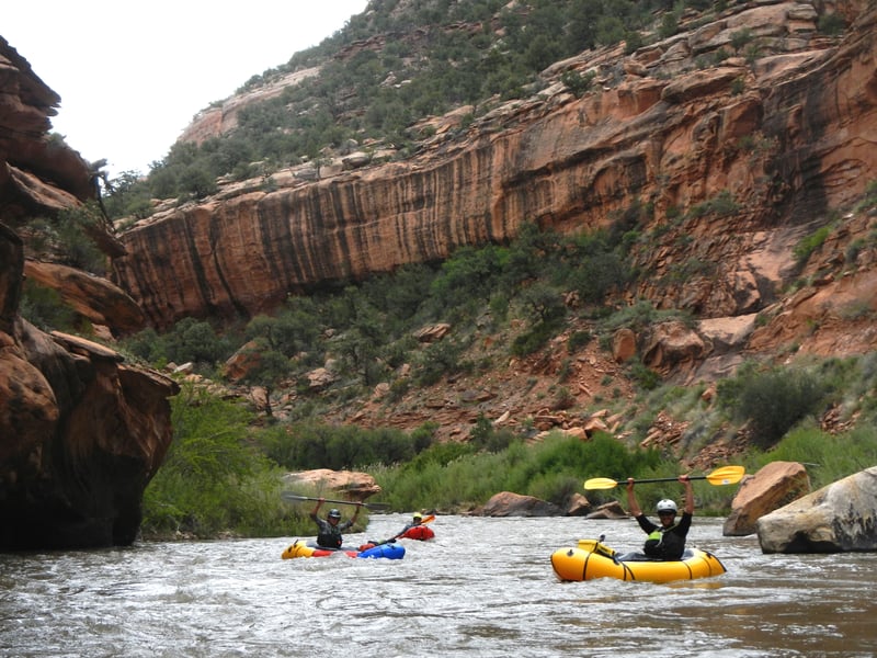 Entering Uravan Canyon