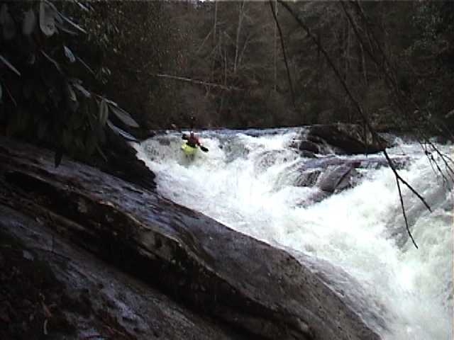 WillVDB boofing Upper drop on Boxcar Falls