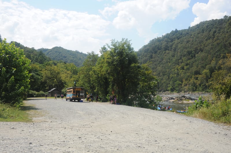 Stackhouse River Access - Outfitter Parking and Staging Zone