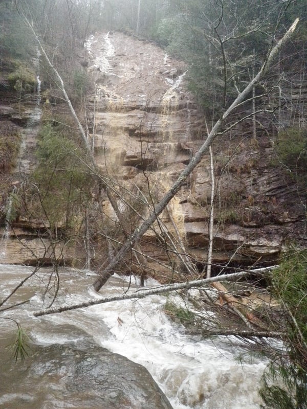 Landslide high water