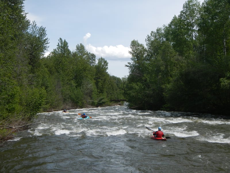 rapid below fish weir