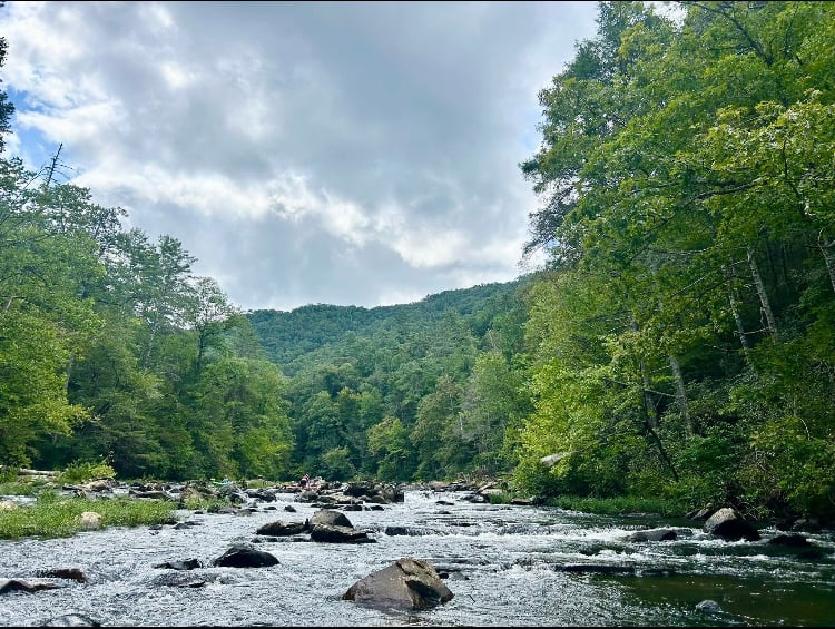 Conasauga from Snorkeling hole to Ladd Springs Rd