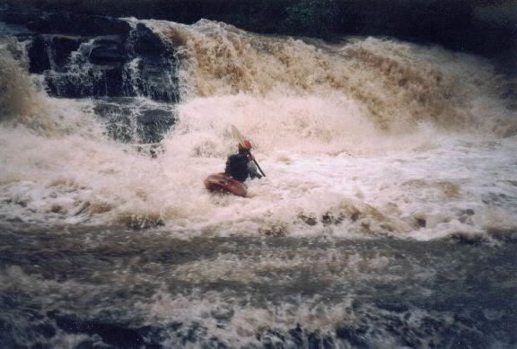 Eric below the 2nd waterfall