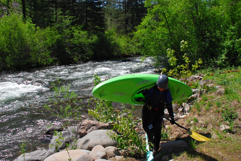 Portage at the Fish Weir