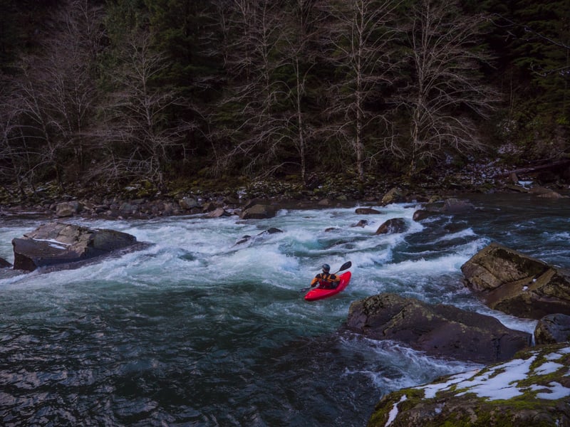 Read and run rapid below Silache