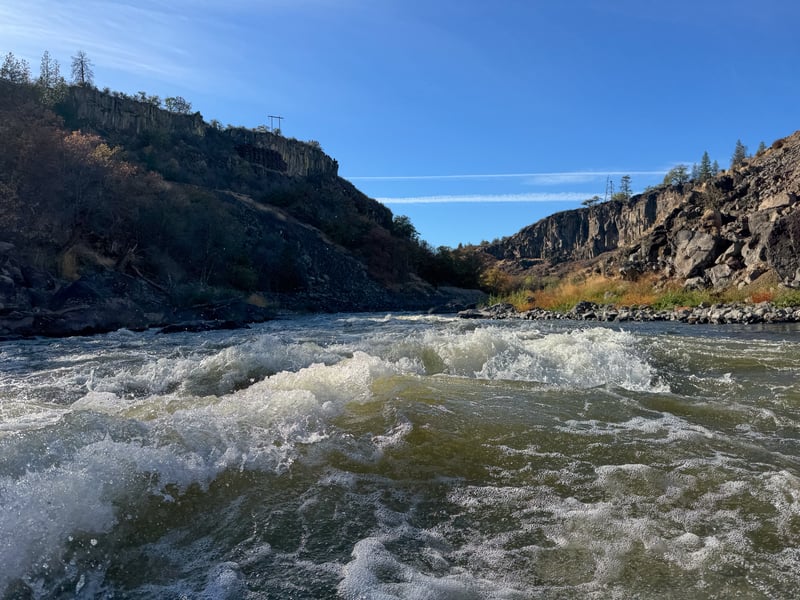 Bottom of rapid
