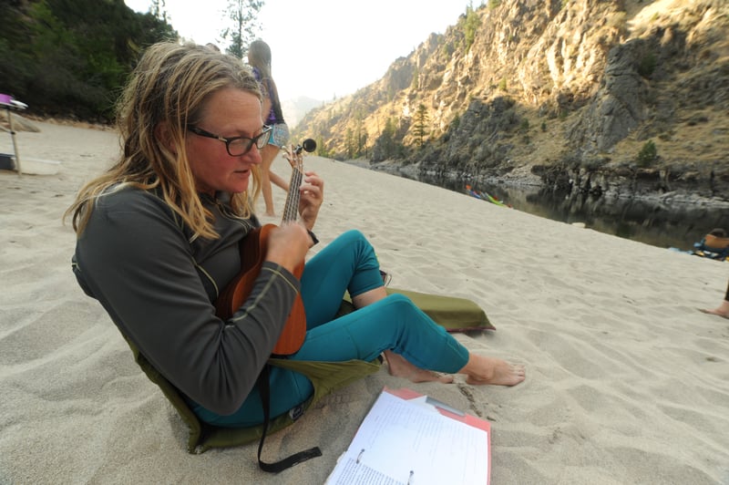 Ukulele at Rabbit Creek Camp