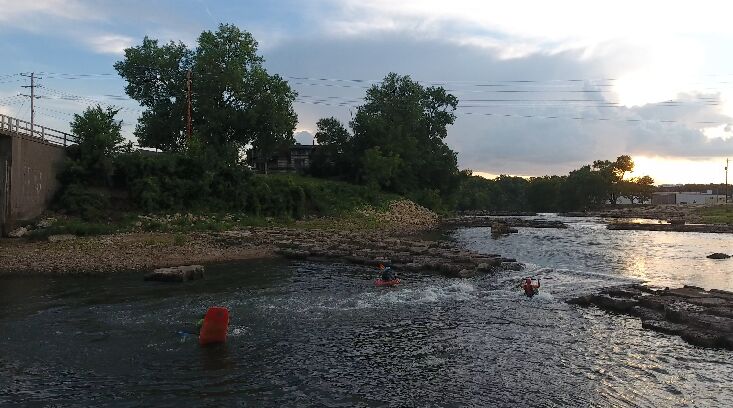  on Maquoketa River @Manchester Whitewater Park