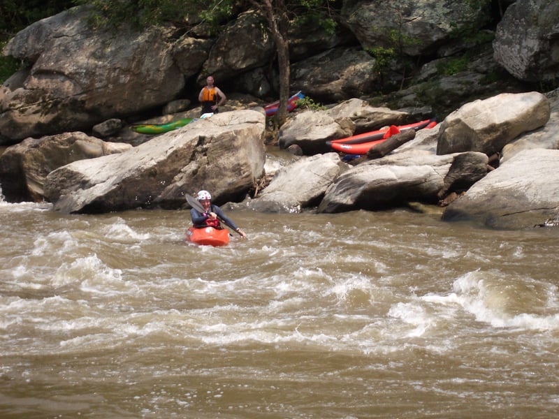 Bob Akins at Pillow Rock Rapid