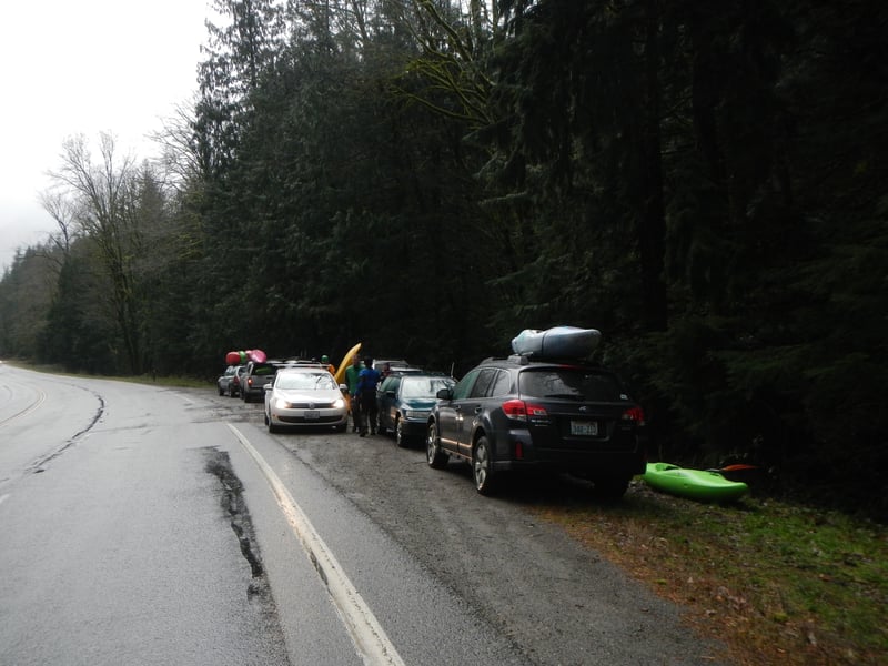 Parking at Split Rock