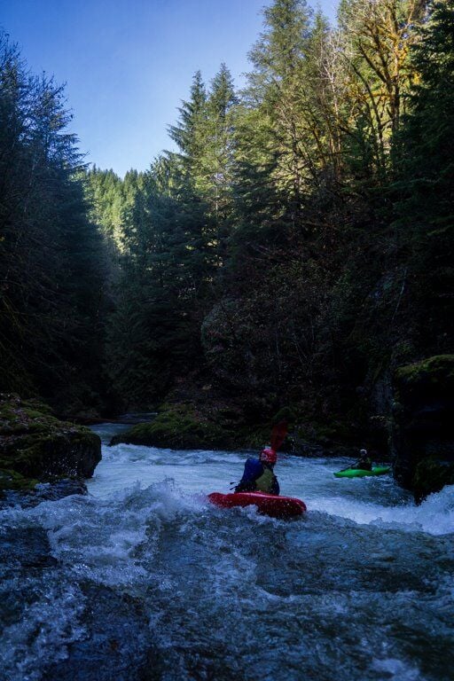  on Canyon Creek @7 Mile Bridge to South Santiam River