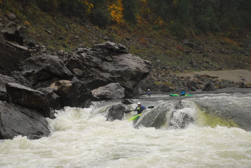 A Big Bend Rapid