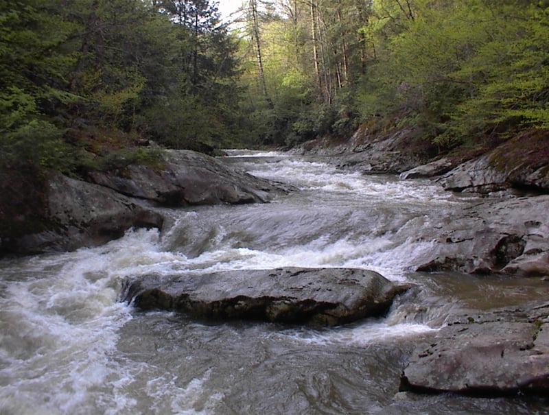 good view of first rapid