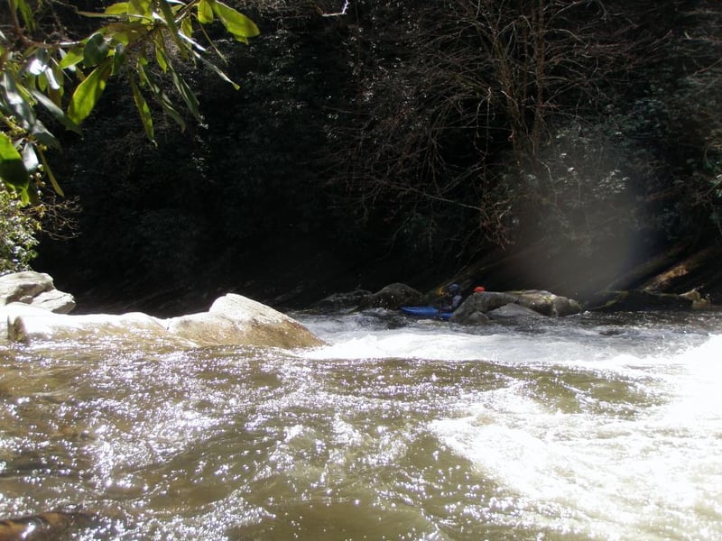 1st RL Eddy in the Clog Looking towards next RR Eddy above Widow Maker Hole