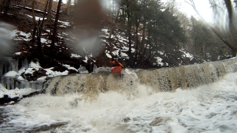 Nice little vertical drop