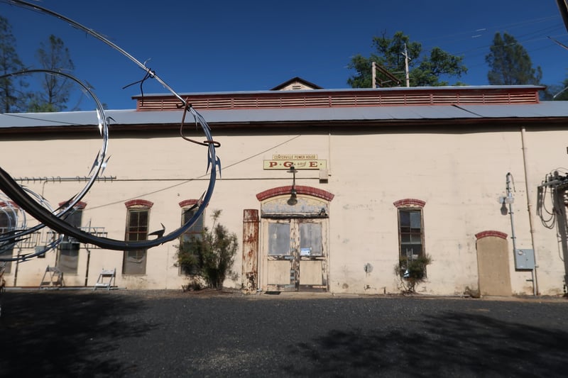 Centerville Powerhouse with Razor Wire