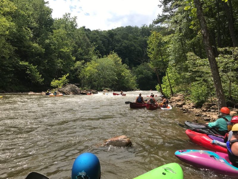 Tuckasegee @Section 3. Dillsboro to Rt. 1392 (Barkers Creek)