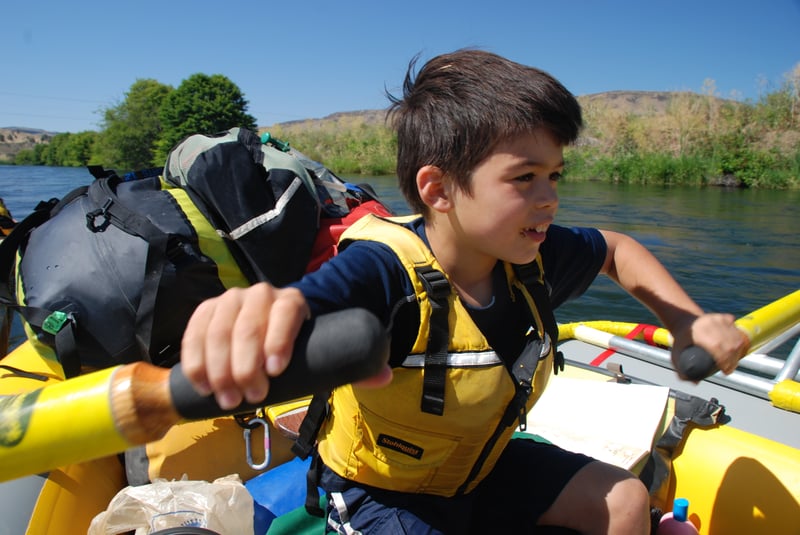 Aki on the Deschutes