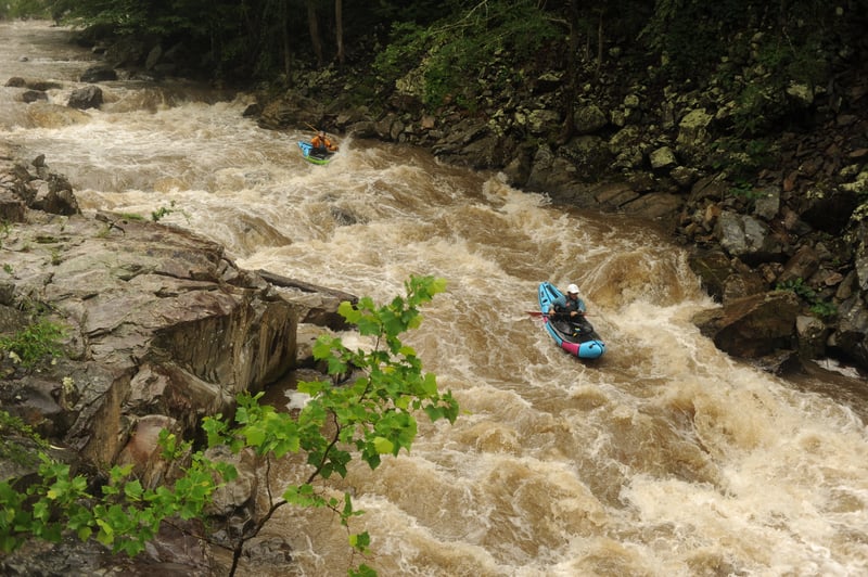 Packrafts on the Narrows