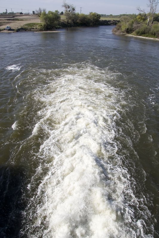 Mendota Dam - downstream view