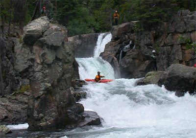 Barry Bohrer on Chickenhead Falls