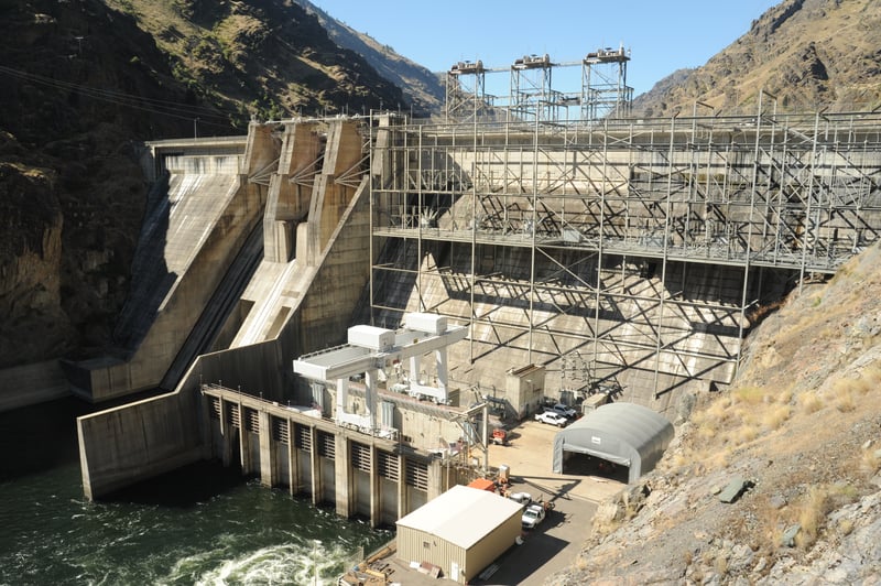 Hells Canyon Dam from Overlook