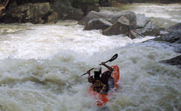 S-Turn Rapid - view of rapid from upstream