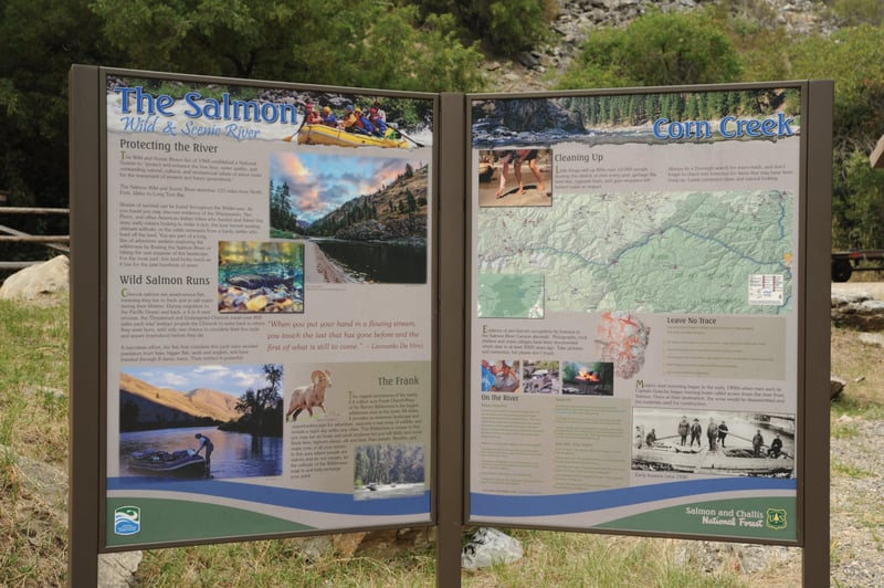 Corn Creek Sign Panel