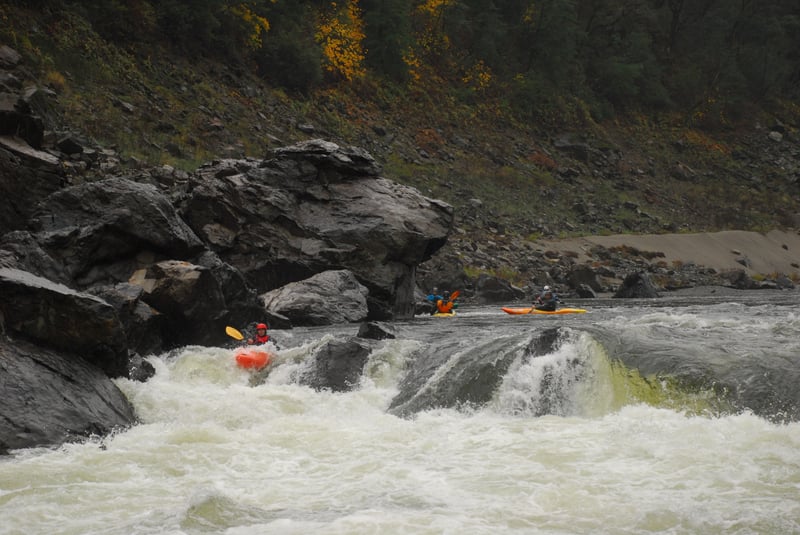 A Big Bend Rapid