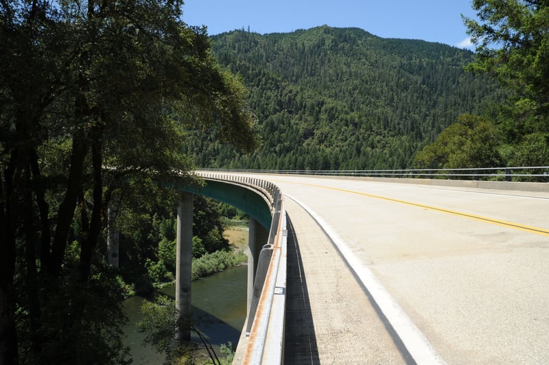 Bridge Above Stuarts Bar River Access