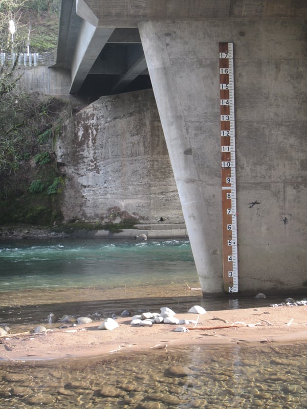 foot gauge at Feyrer park