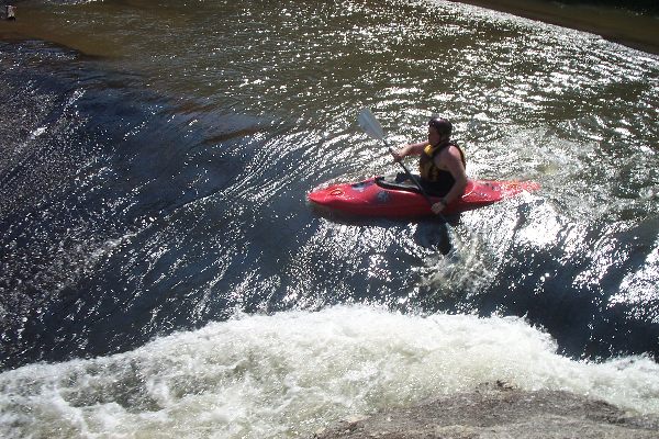 bob gallo atop 'powerline rapid'