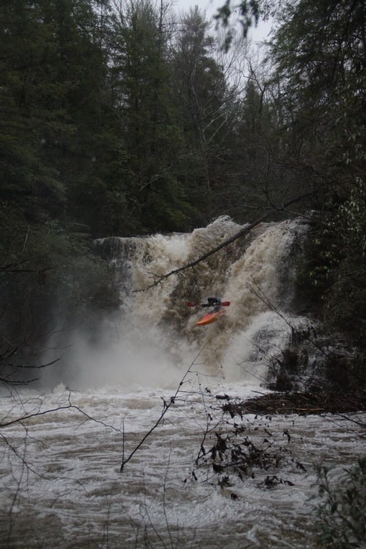 Kirk on Keep Out Falls