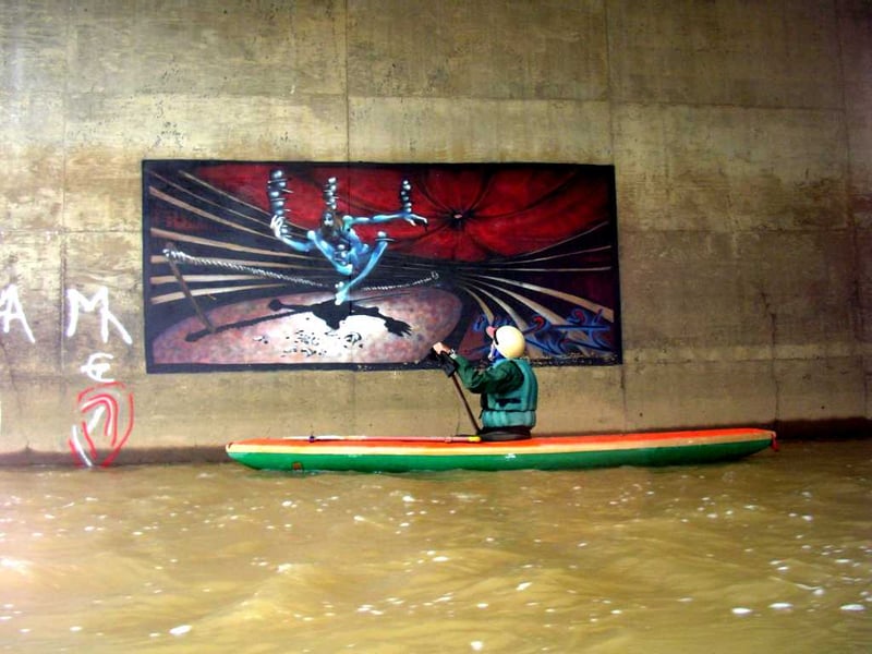 Graffiti on the I-95 Bridge