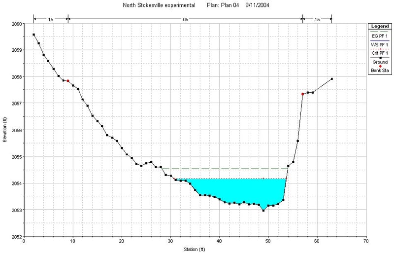 Stokesville HEC-RAS model