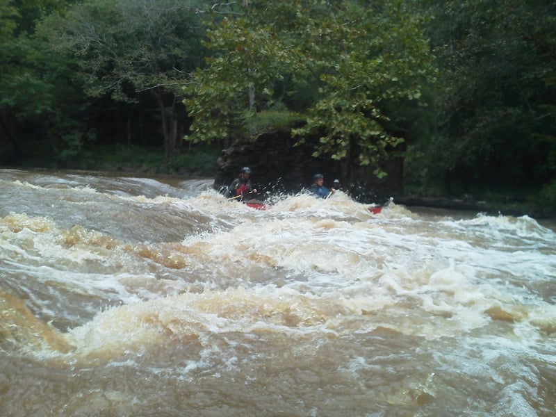 Canoeing Guess Dam