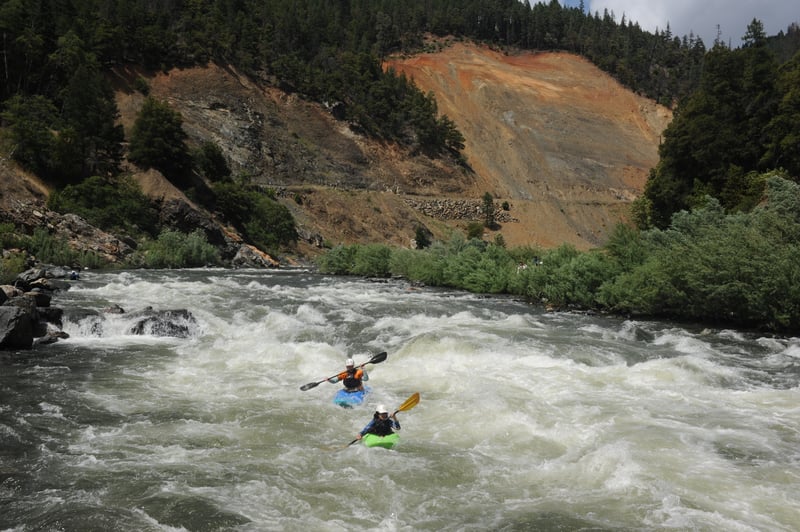 Kayaking Right Line at Rattlesnake