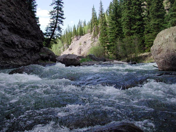 Pinnacles Rapid - river level