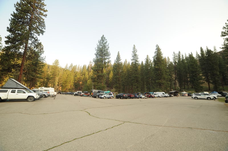 Hot Springs Campground Parking