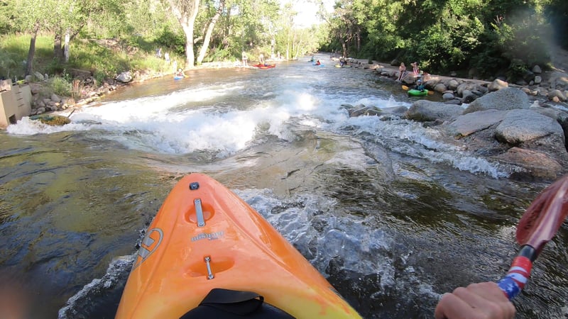 Boulder Creek @05. Eben G Fine Park to CU Greenhouse