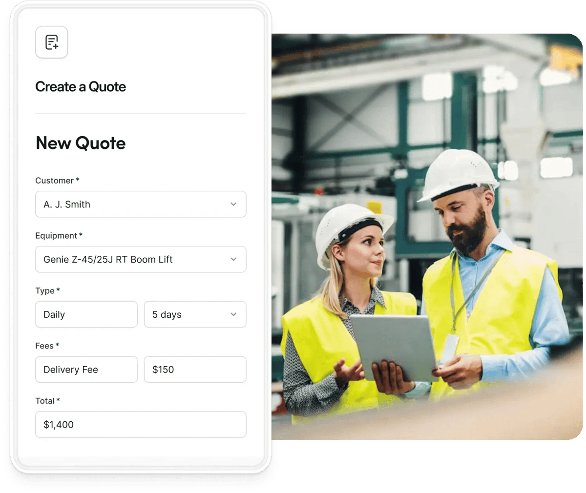 Scheduling and Quoting