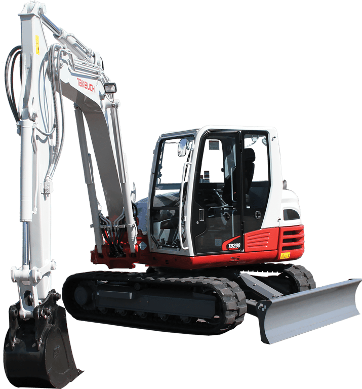 Takeuchi compact excavator available at Wakarusa Heavy Equipment