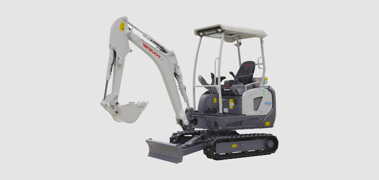 Takeuchi TB20E electric mini excavator
