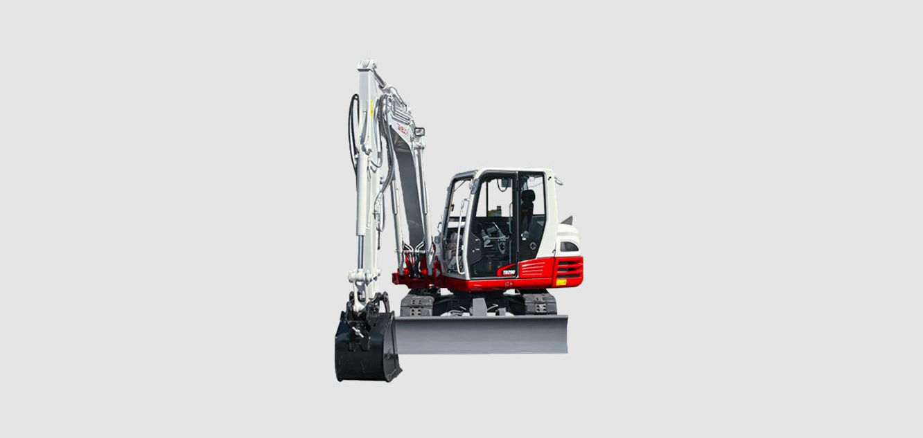 Takeuchi TB290CR mulching carrier excavator