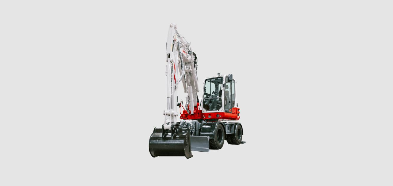 Takeuchi TB395W wheeled excavator