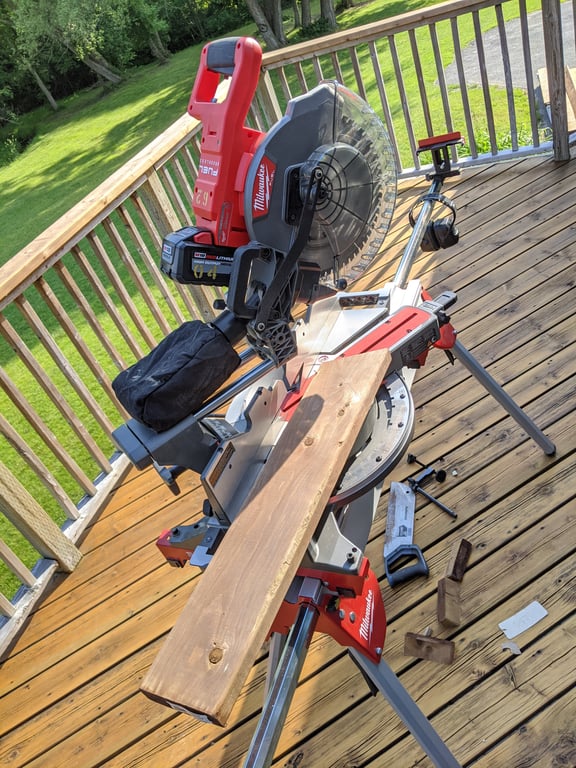 Mitre Saw Deck Work