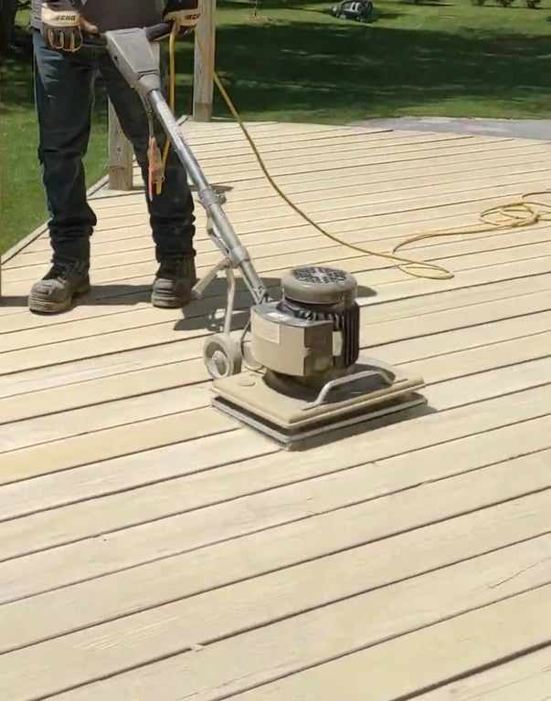 Orbital Deck Sander